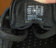 ecco 黑色波鞋 /便服鞋