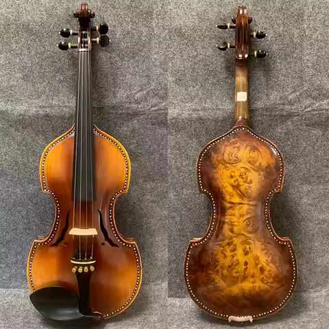 Baroque style SONG master bird's eye maple wood 4/4 violin,inlay nice shell,mellow and elegant sound