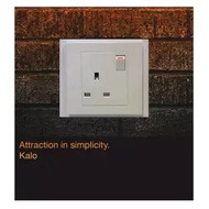 ABB Kalo 1 Gang and 2 Gang 13A 250V Switch Socket Outlet