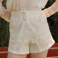 lookbooklookbook frank shorts white lace