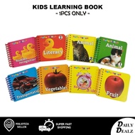 Kids Children Early Learning Hard Cover Photo Book / Buku Pembelajaran Awal Kanak-Kanak [1Pcs]