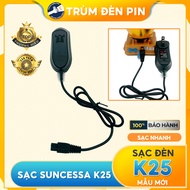 Sạc đèn pin đội đầu SUNCESSA K25 sạc thay thế cho đèn đeo đầu K25