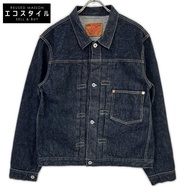 TCB Jeans 全新 S40 外套 二戰款 靛藍色棉質 後背收緊 月桂花環羈扣 T 字形後背 14 盎司牛仔夾克 44 碼 [二手]