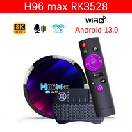 【Exclusive Discount】 H96 Max Rk3528 Smart Tv Box 13 4g 64gb 32g 8k Wifi Bt Media Player H96max Tvbox Android11 Set Box 2gb 16gb