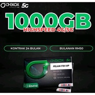 ONEXOX 1000GB unlimited data pelan and unlimited call 2 tahun kontrak
