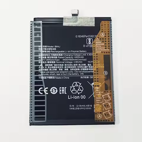 3.85V 4500mAh BM4J For Xiaomi Redmi Note 8 Pro/M1906G7I/M1906G7T/M1906G7E/M1906G7G Battery