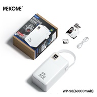 Original wekome 60000mah powerbank fast charging large capacity
