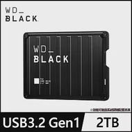 WD BLACK 黑標 P10 Game Drive 2TB 2.5吋電競行動硬碟 公司貨
