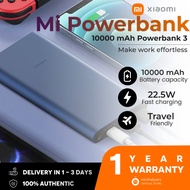 【READY STOCKS】Xiaomi Powerbank 3 10000 mAh 22.5W | Portable Charger | Travel Charger