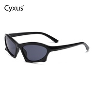 Cyxus Y2k Bat-Shaped Glasses Anti-Glare Uv400 Cycling Glasses Retro Sunglasses For Men And Women Ant
