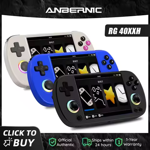Anbernic RG40XX H 64 Bit Linux Retro Handheld Game Console 4.0'' IPS Screen Supports 5G WiFi Bluetoo