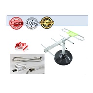 HD Digital Tv Uhf Indoor/Outdoor Aerial Mytv Freeview Tv Antenna Free 2m Cable