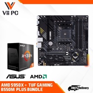 ASUS Tuf Gaming B550M-Plus and AMD Ryzen 5950x Processor Bundle
