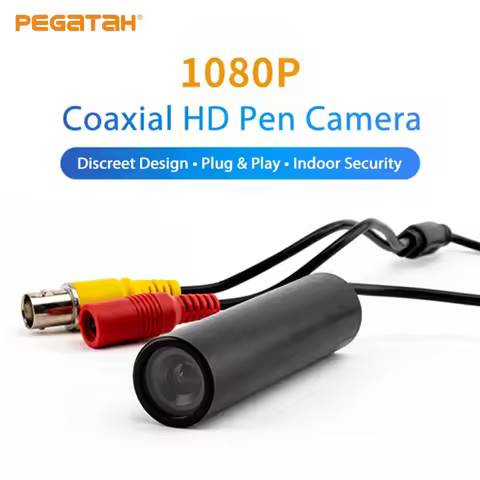2MP AHD Security Camera Mini Metal 3.6mm Lens Day Night Vision UTC 4-in-1 OSD IP66 Waterproof 12V DC