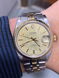 Tudor 74033 金鋼 全自動 水晶玻璃 34mm錶面 H頭 $8888