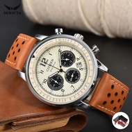 NOVICTA Citizne Men Watch Blue Angel Steel Band Watch Multifunctional Working Chrono Watch