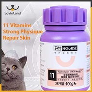100g Nourse viên nén Vitamin tổng hợp cho mèo cưng làm đẹp tóc vitamin bổ sung