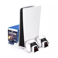 Vertical Stand with Cooling Fan for PS5 Console,PS5 Digital Edition and PS5 Digital Edition, Chargin
