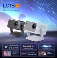 L018 full HD home theater video projector mini smart game education projector 4k built-in speaker