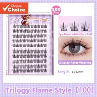 GECOMO Large Capacity Glue Free False Eyelash Natural Curling No-Glue Value Pack with Tweezers