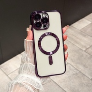 Chống sốc được mạ từ tính Ốp điện thoại cho Samsung Galaxy A56 A55 A54 A36 A35 A34 A26 A25 A24 silic