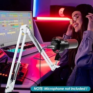 White Boom Arm for Fifine K688 - Mic Boom Arm Compatible with Fifine Microphone, Fifine Mic Boom Arm
