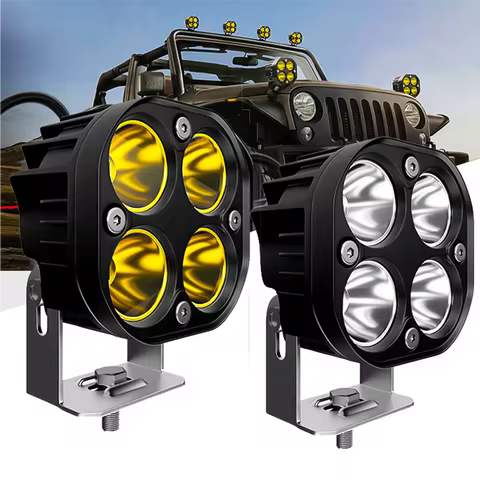 3Inch 40W Pod Lights LED Offroad Driving Fog Lights Work Auxiliary Bumper Lights Fit for Car Truck A