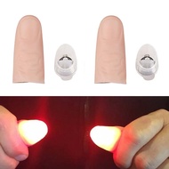 2pcs Thumb Magic Trick Finger Magic Trick Led Light Magic Finger For Magic Show