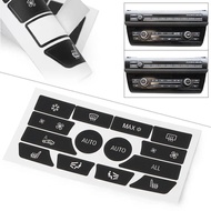 Dash AC Climate Control Button Stickers Decals Repair Kit For BMW 5 Series 520i 528i 535i 535d 550i 