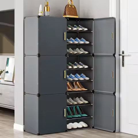 Modern Foldable Cabinets Of Home Living Corridor Multilayer Dust Proof Shoe Storage Rack For Your Ro