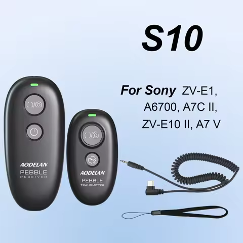Continuous Shooting 2.4Ghz Wireless Remote Control Shutter Release for Sony ZV-E1, A6700, A7C II, ZV