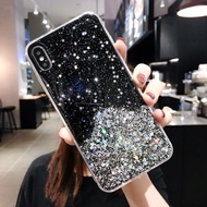 TPU mobile phone case Huawei Nova 5T Y6 2018 Y7 2018 Y9 2018 Silicone soft phone cover Huawei Nova 2i Ps ma r t 2019 Y7 Pro 2019 Shiny Star Sequins Clear Phone Case