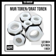 TOWER NUT TANK NUT/ 1 INCH 2 INCH 3/ 4 INCH 1 INCH HDPE MATERIAL