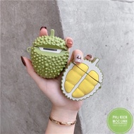 Free hanger - Airpod 1 2 Durian Case Silicone AirPods Case for i11 i12 wireless headphones...