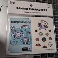 包郵 韓國八達通 0餘額 玉桂狗 大耳狗喜拿 Cinnamoroll sanrio 三麗鷗 tmoney card T-money 韓國交通卡 t money + sticker 送貼紙