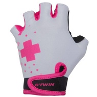 Btwin Fingerless children's bicycle gloves