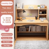 Meja Komputer Dengan Rak Buku/Meja Belajar Kayu Dengan Laci/Meja Ruang Kerja Rumah/Meja Tulis Kamar/