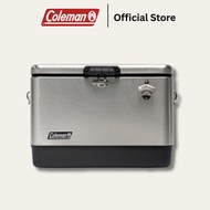 Coleman 54QT Stainless Steel Belted Cooler (Silver) (EX)