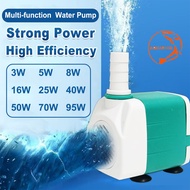3/5/16/25/40/50W Ultra-Quiet Aquarium Submersible Water Pump Filter Fish Pond Aquarium Water Pump
