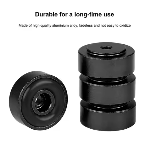 4PCS Amplifier Feet 20×8 mm Aluminum Alloy Amplifier Feet Shock-Absorbing Pads Speaker Feet Amplifie