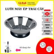 Bộ Lưỡi Inox Nắp Nhựa PC và Nhông Motor Máy Ép Trái Cây Gali GL-7022