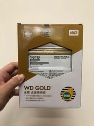 WD金標 16TB 內接硬碟 企業硬碟 WD161KRYZ