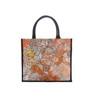PASAYA Woven Art Bag x ROCK & FLOWER - R&F ORANGE Size M (33x31x15 cm.)