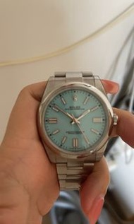 Rolex 124300 41mm Tiffany blue