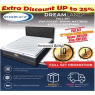 🔥Extra Discount UP to 25%🔥Dreamland Viva Mattress (12") #Full Set Promotion