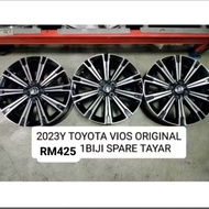 USED SPORT RIM 17 INCH ORIGINAL TOYOTA VIOS 2023Y MODEL RM425 1BIJI 4PC RM1600 HARGA