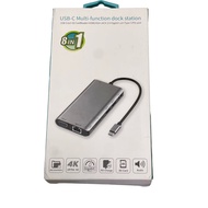 Type-C To RJ45 Gigabit Lan HDMI VGA SD TF Card Reader USB C 3.0 For macBook Samsung Dex Xiaomi TV 8 
