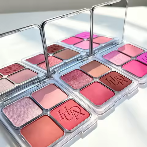 Fashion Brand 4 Color Blush Palette Long Lasting Waterproof Makeup Sugar Baby UUU Baby JUICY GOJI Li