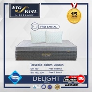 Big Koil- Springbed DELIGHT Plushtop By Bigland - Fullset 100x200