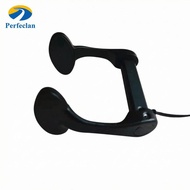 Perfeclan Pro Aluminum Alloy Swim Nose Clip C Design Secure Seal Rubber Pads Tether Cord for Pool Se